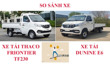 So sánh xe tải Dunine E6 và xe tải Thaco Friontier TF230: Nên chọn xe nào?